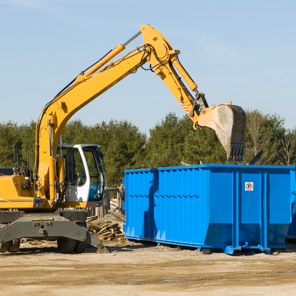 are there any restrictions on where a residential dumpster can be placed in Bement Illinois